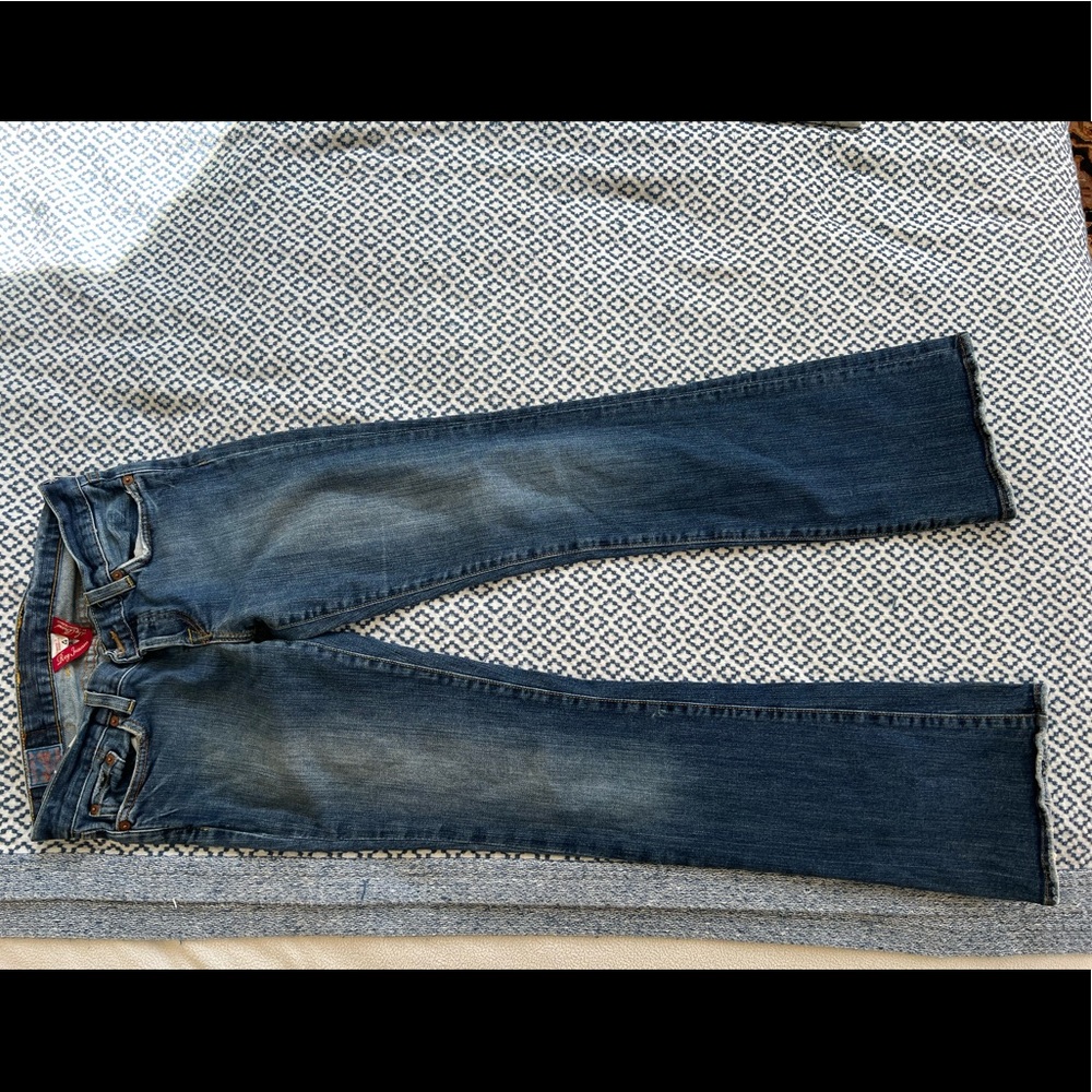 Lucky Brand denim jeans, style Sweet Dream, low rise with slight boot cut.